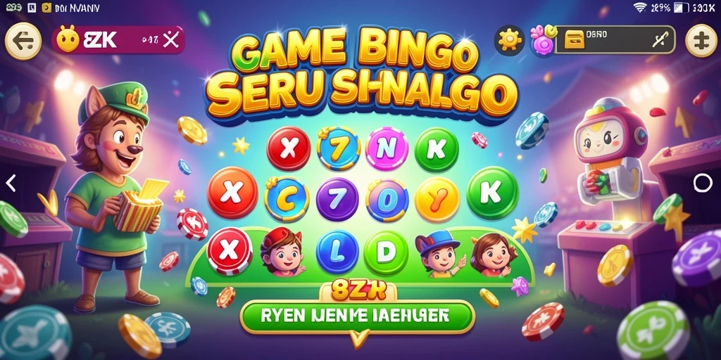 Tampilan gameplay Bingo yang menarik di aplikasi 8ZK.