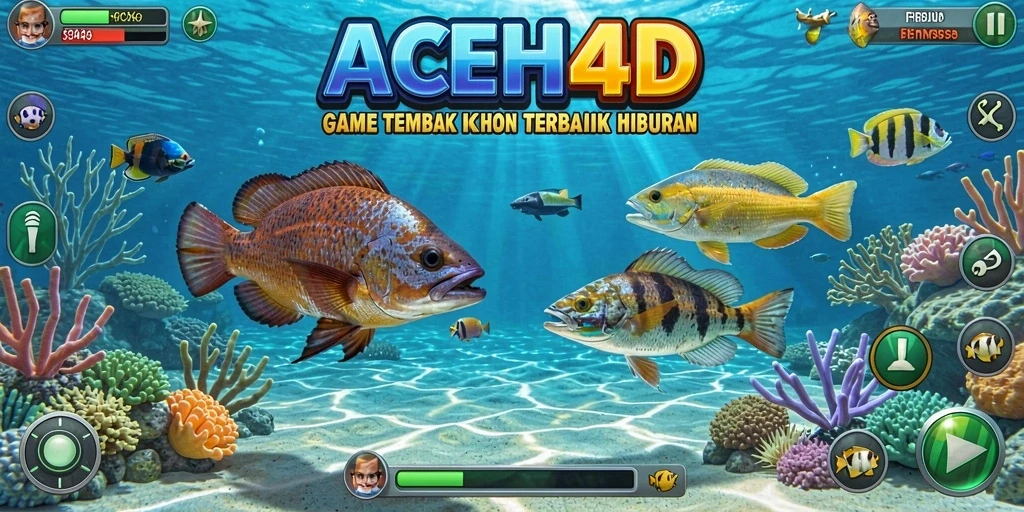 Screenshot menampilkan aksi seru dalam permainan Tembak Ikan.
