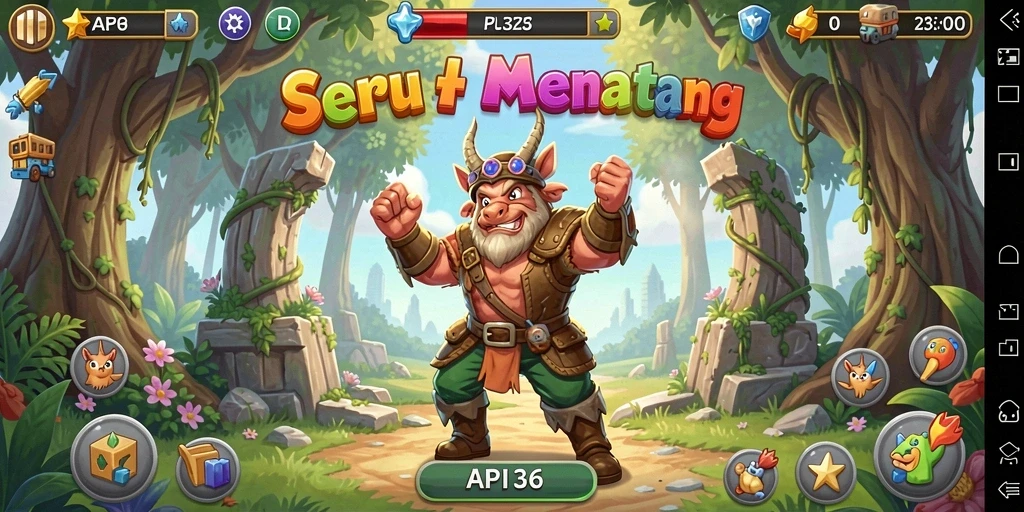 Tangkapan layar gameplay API36 menampilkan tantangan teka-teki yang menarik.