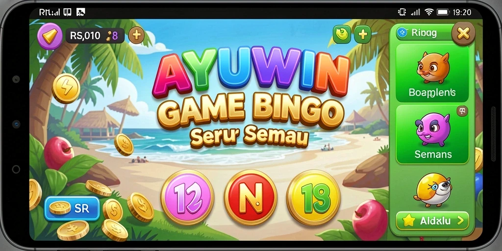 Tampilan gameplay AYUWIN yang seru dan penuh warna.