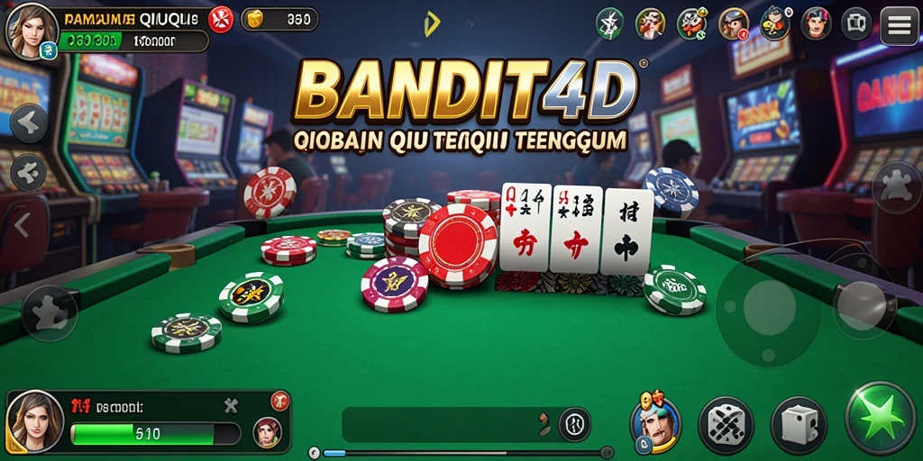 Tampilan gameplay QiuQiu yang seru dan menantang di BANDIT4D.