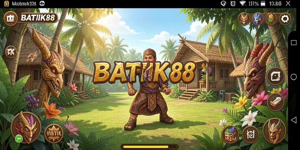 Tampilan screenshot utama BATIK88 menampilkan aksi seru dalam gameplay Casual.