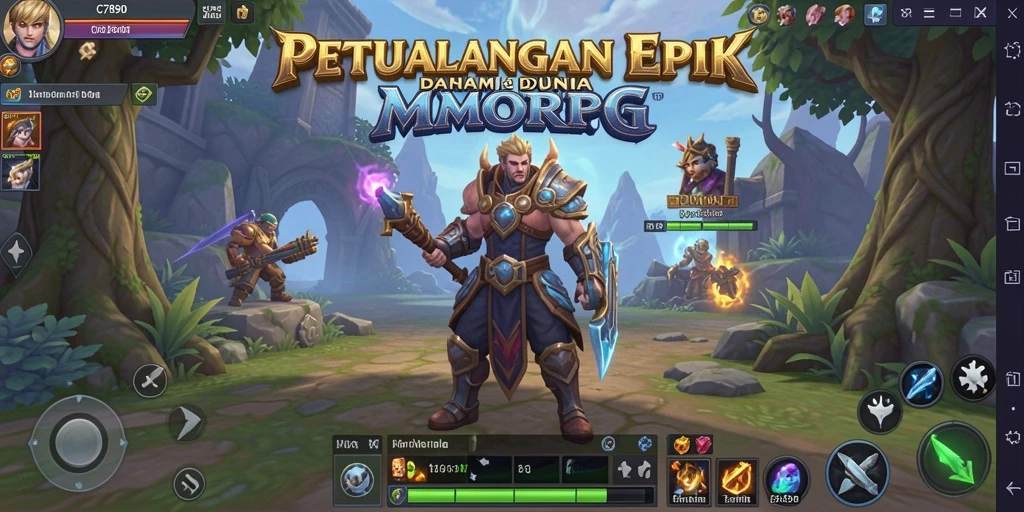 Tangkapan layar gameplay C7890 dengan karakter dalam pertempuran epik.