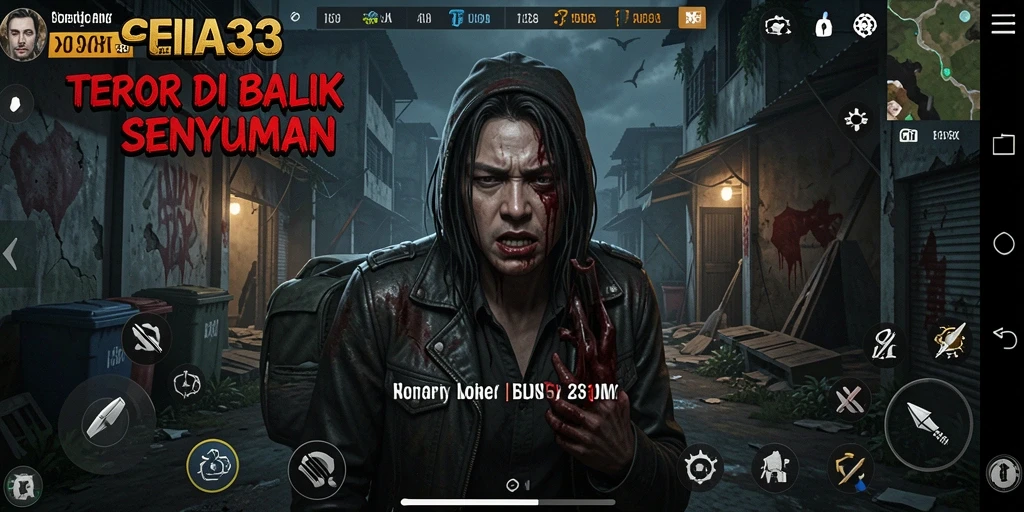 Screenshot utama menunjukkan momen menegangkan dalam gameplay Horror.