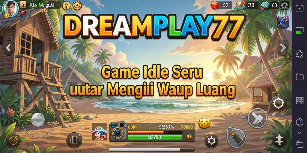 Tampilan gameplay DREAMPLAY77 yang seru dan interaktif.