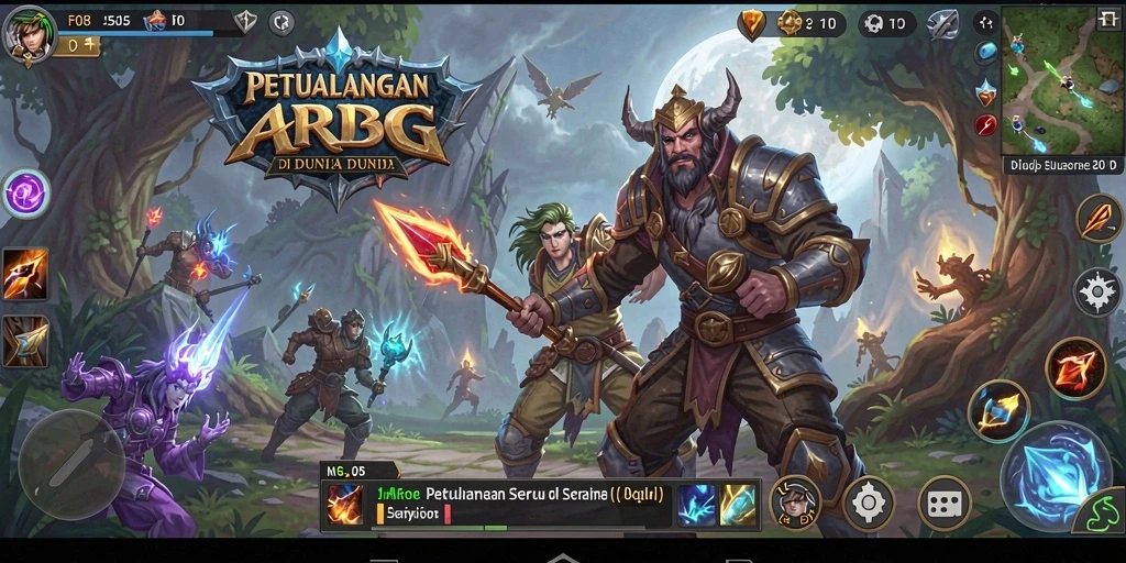 Gameplay seru dalam dunia petualangan ARPG yang menakjubkan.