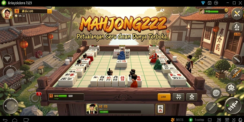 Tampilan gameplay Open World yang menakjubkan di MAHJONG222.
