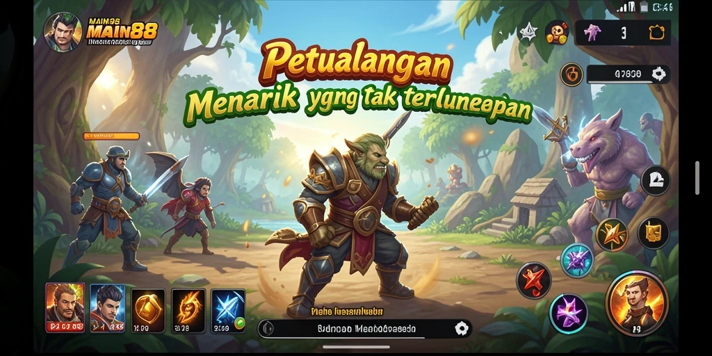 Tampilan gameplay seru dari MAIN88 yang penuh petualangan.