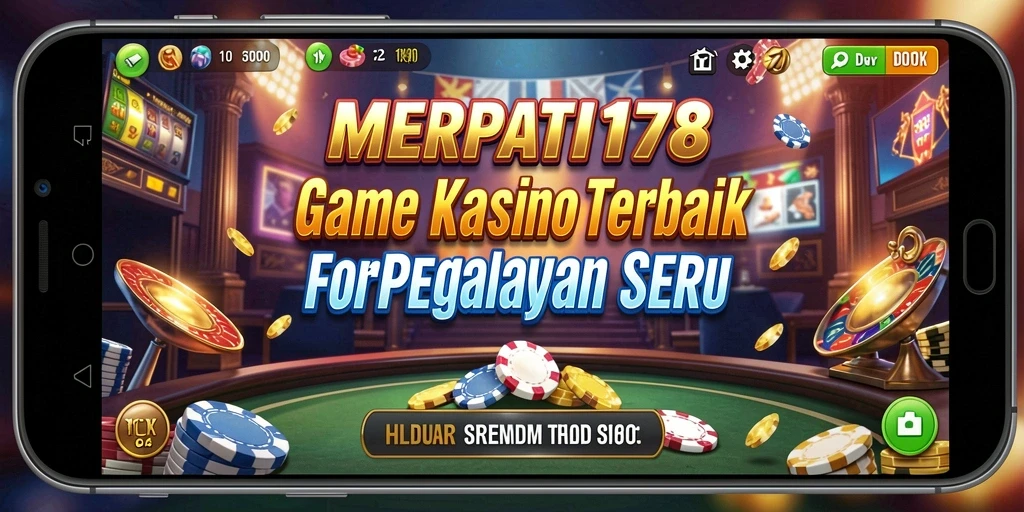 Tampilan gameplay <strong>MERPATI178</strong> yang seru dan menarik di dunia Kasino.