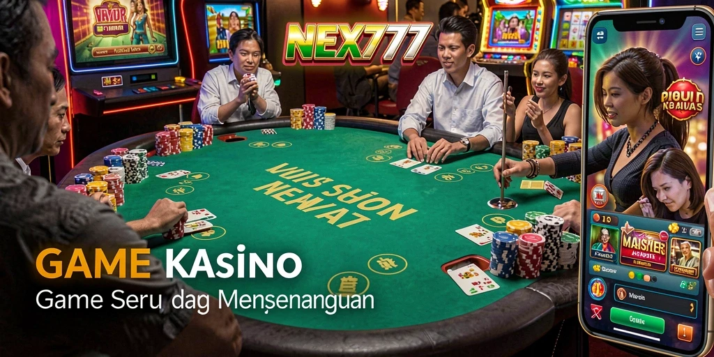 Tampilan gameplay <strong>NEX777</strong> yang mengasyikkan dan penuh warna.