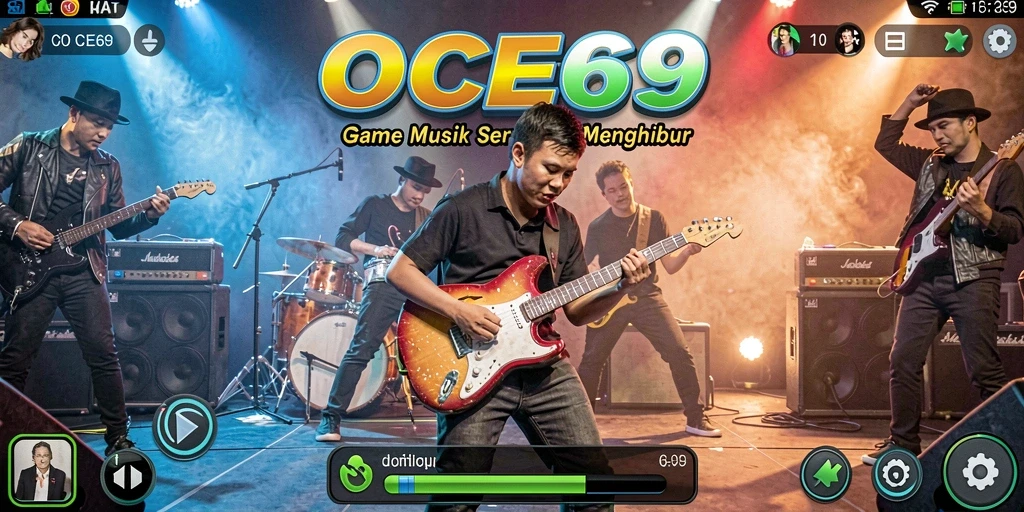 Tampilan gameplay OCE69 yang mengasyikkan dan penuh warna.