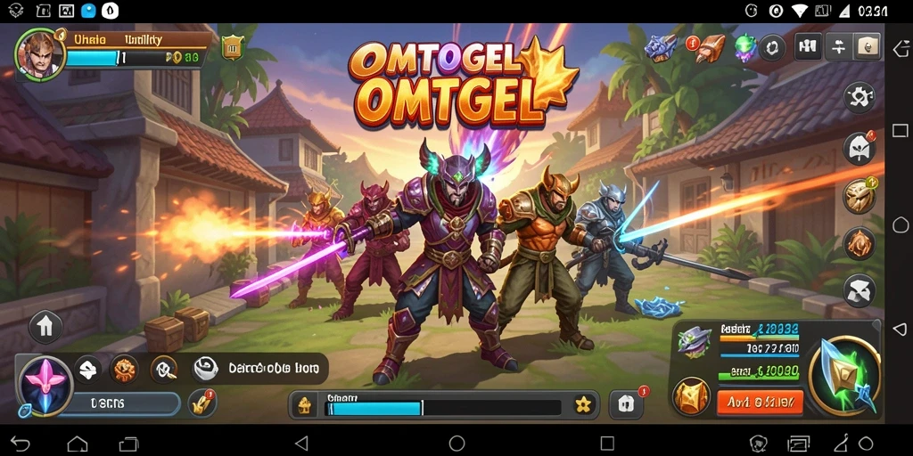 Tampilan antarmuka utama OMTOGEL yang sederhana dan fungsional.