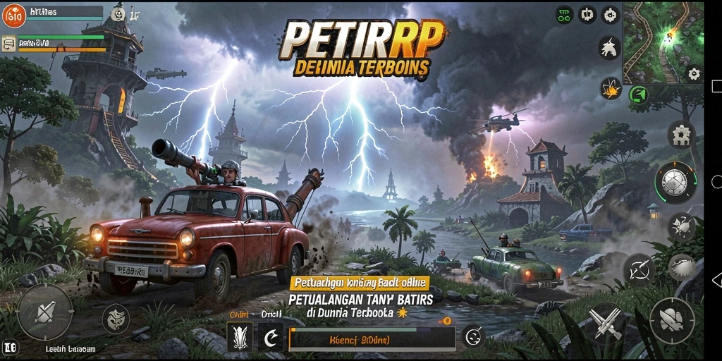 Gameplay yang menakjubkan di dunia terbuka PETIRRP.