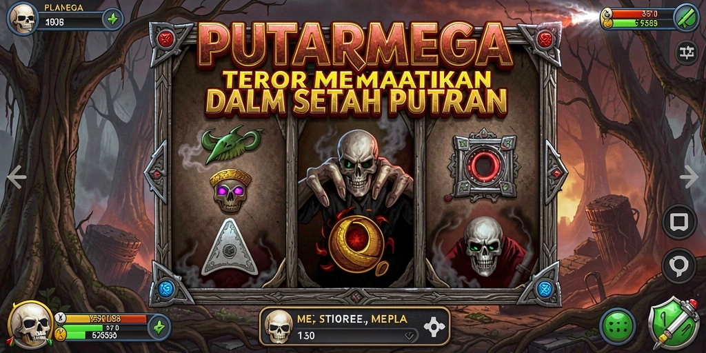 Tampilan gameplay menegangkan dengan elemen Horror yang dramatis.