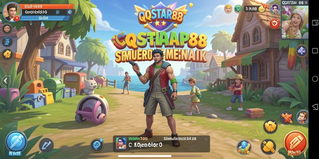 Tangkapan layar gameplay QQSTAR88 dengan suasana simulasi yang mendalam.