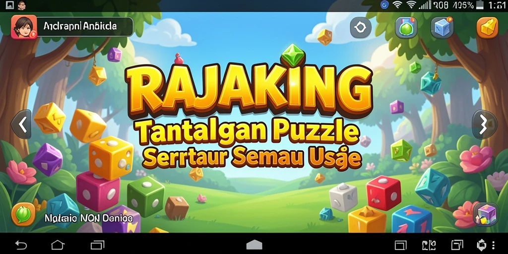 Tampilan gameplay RAJAKING yang menarik dan menantang.