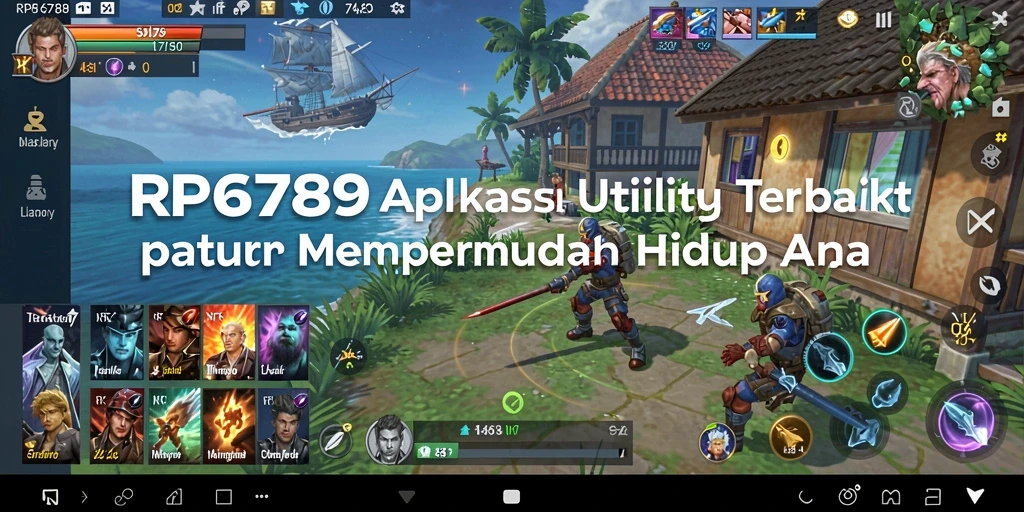 Tampilan antarmuka RP6789 dengan fitur-fitur Utility yang canggih.