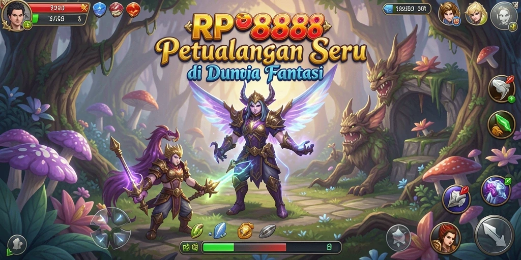 Tangkapan layar dari gameplay <strong>RP888</strong> menunjukkan petualangan seru di dunia fantasi yang kaya.
