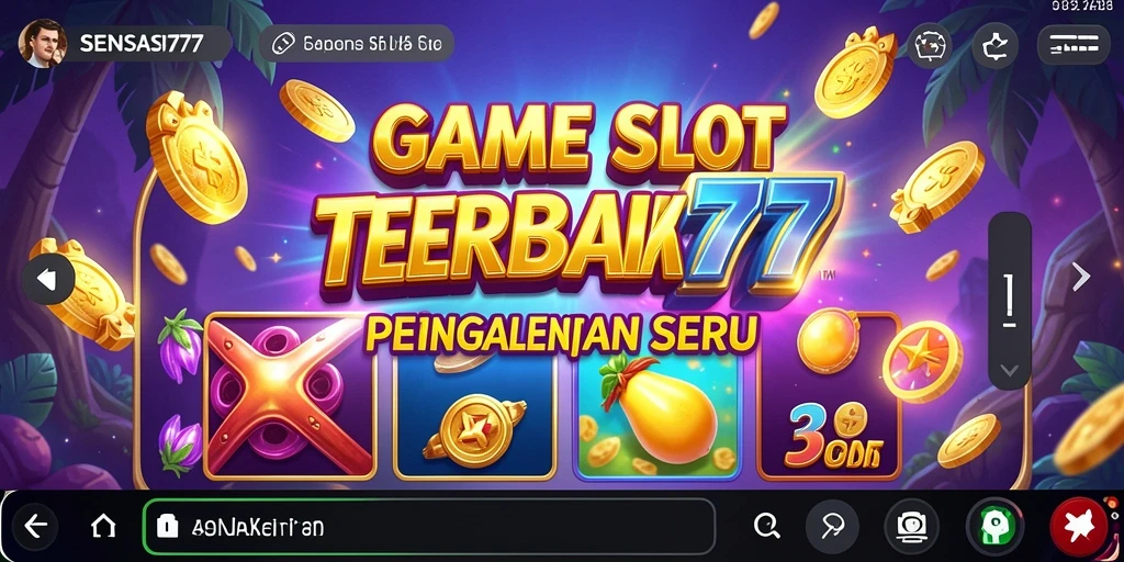 Tampilan gameplay SENSASI777 yang menakjubkan dengan fitur Slot menarik.