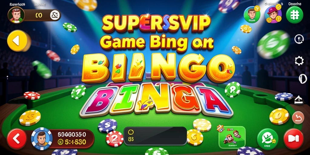 Tampilan gameplay Bingo yang mengasyikkan di SUPERSVIP.