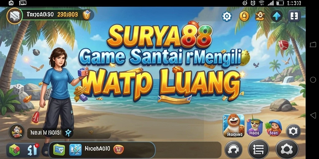 Tampilan menarik gameplay SURYA88 dalam suasana santai.
