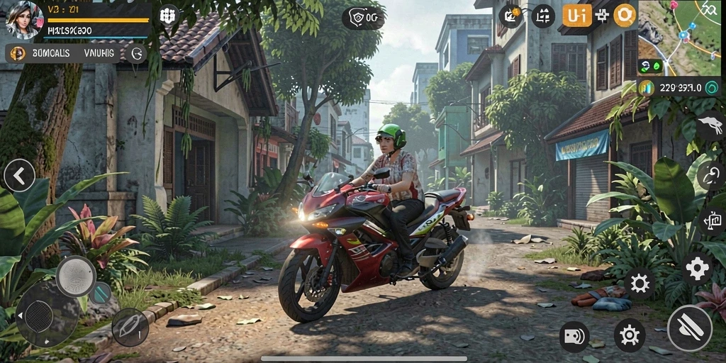 Tangkapan layar V21 menampilkan gameplay simulasi yang realistis dan imersif.