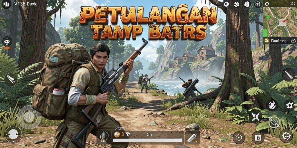 Gameplay Open World yang luas dan menakjubkan di VT38.