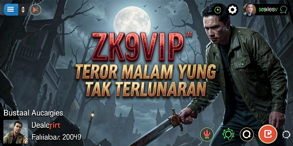 Cuplikan gameplay menegangkan dari ZK9VIP di lokasi horror yang menyeramkan.